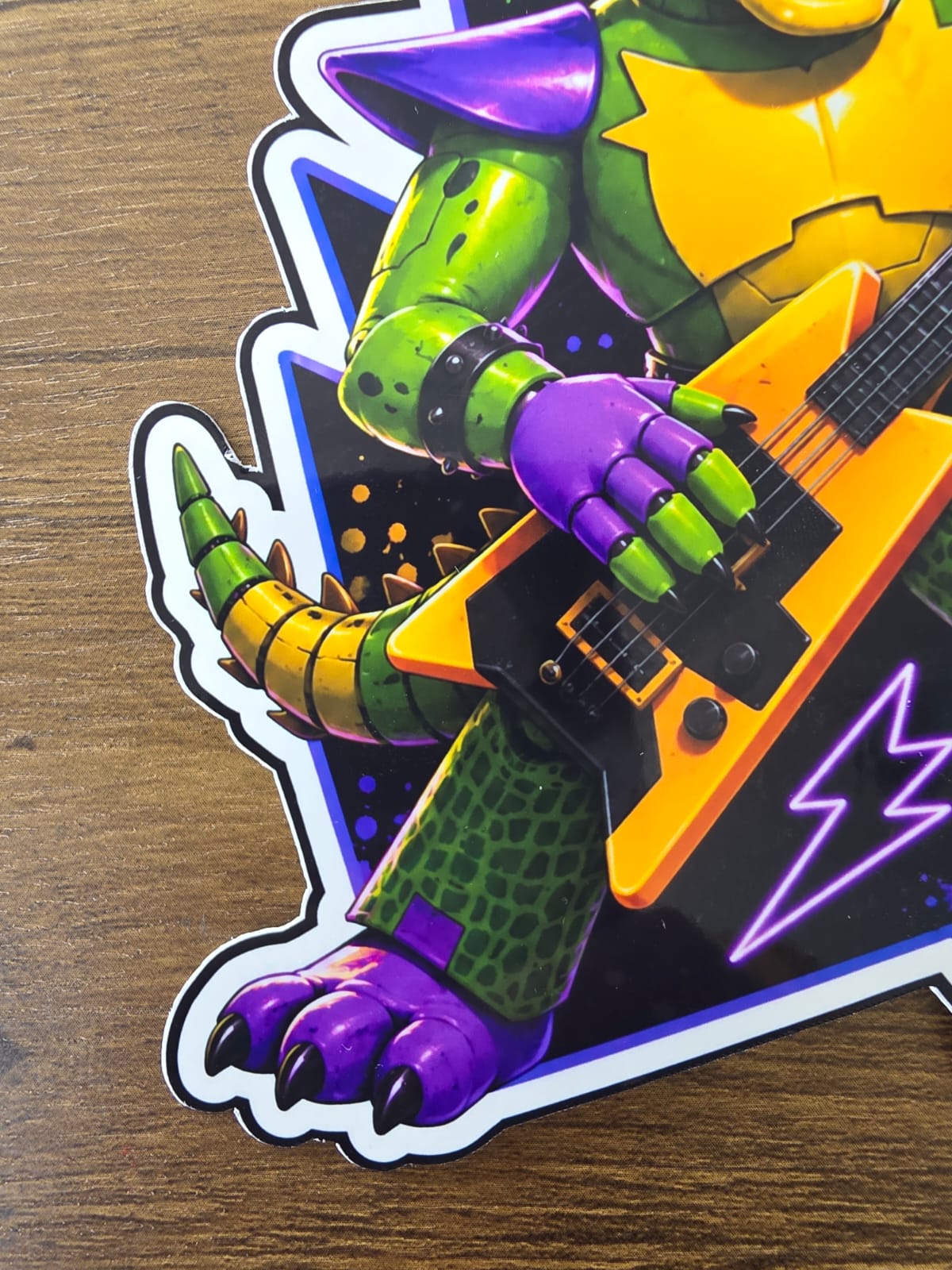 Five Nights at Freddy's: Security Breach Inspired Montgomery Gator Glossy Vinyl Die Cut Sticker | 2 Sizes Available