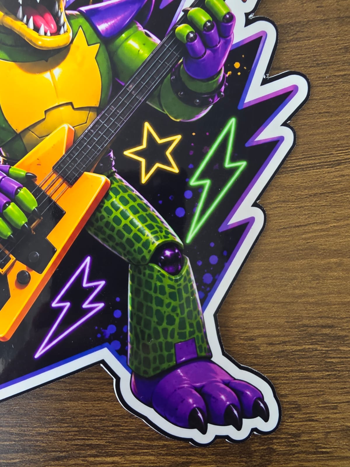 Five Nights at Freddy's: Security Breach Inspired Montgomery Gator Glossy Vinyl Die Cut Sticker | 2 Sizes Available
