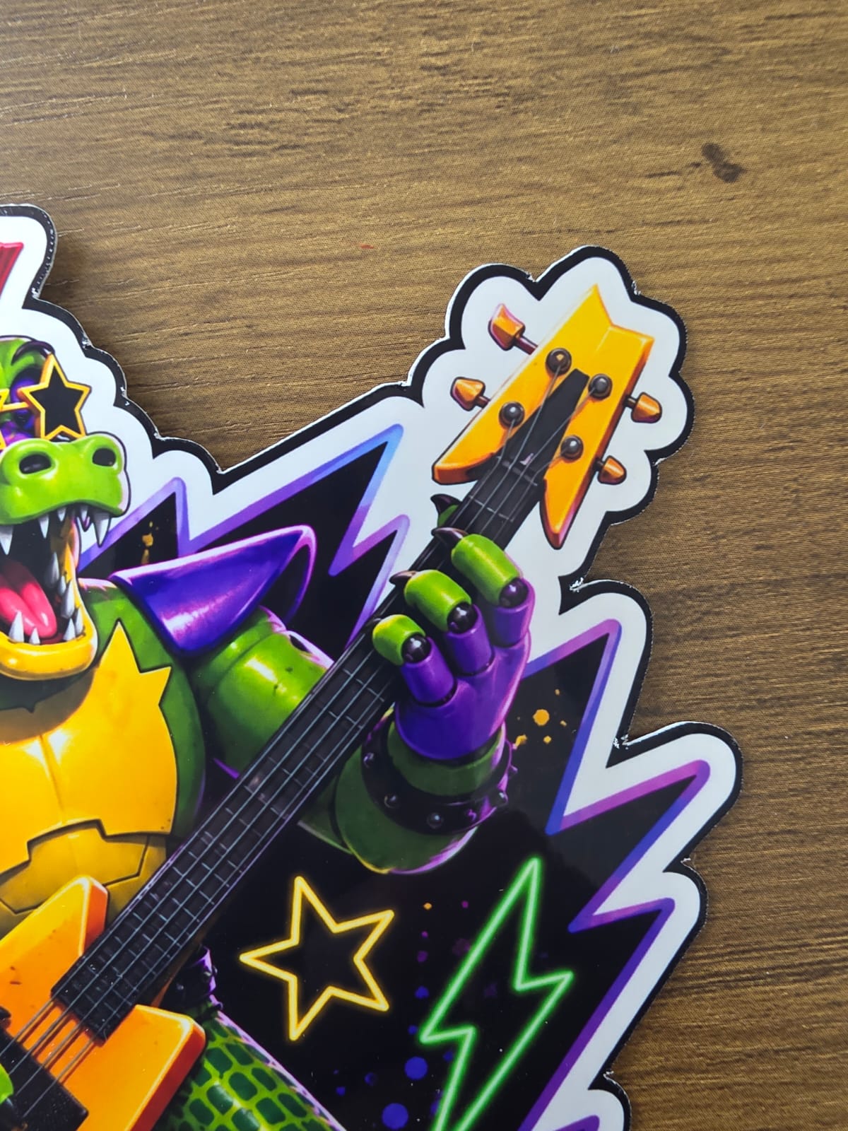 Five Nights at Freddy's: Security Breach Inspired Montgomery Gator Glossy Vinyl Die Cut Sticker | 2 Sizes Available