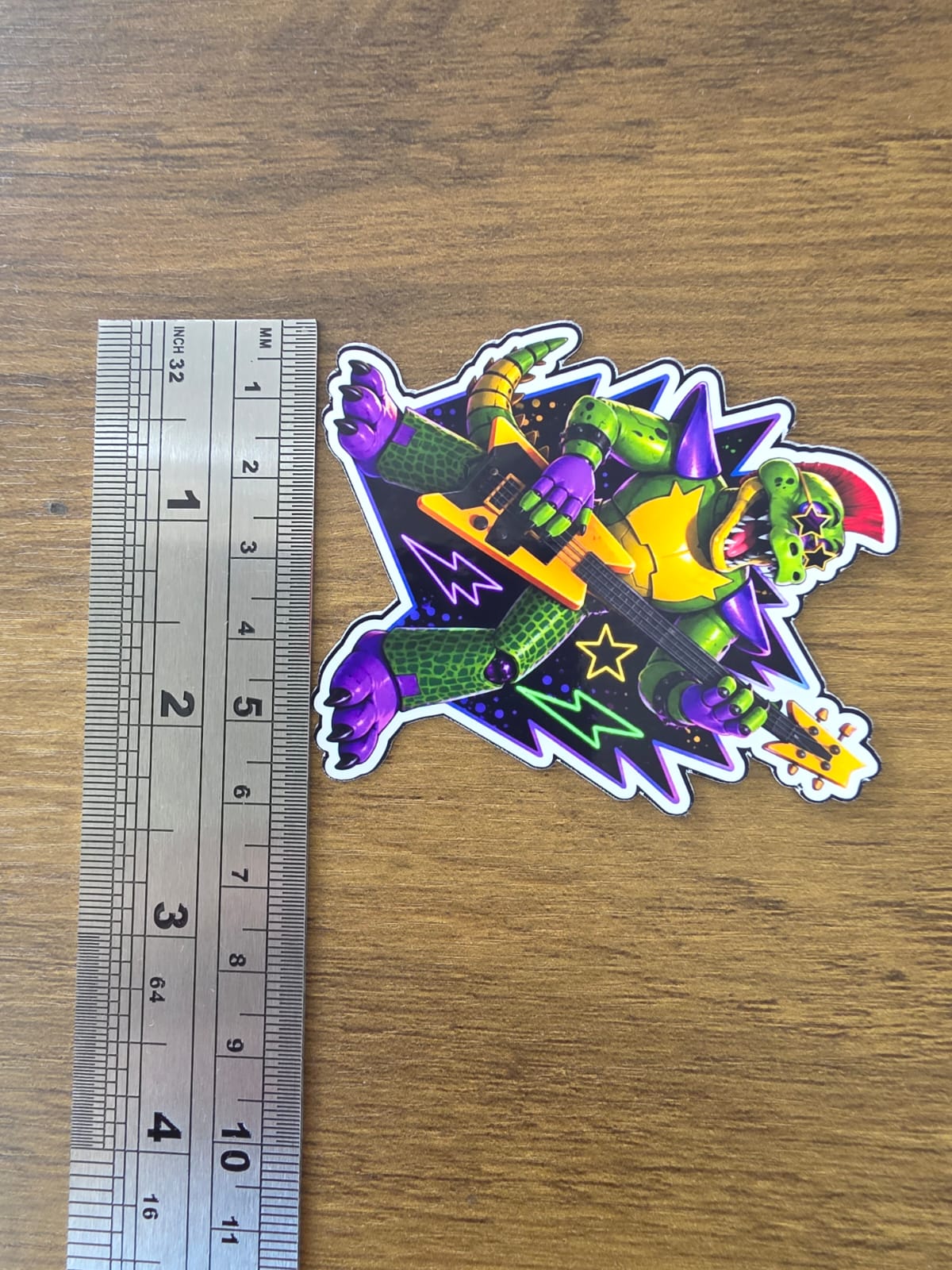 Five Nights at Freddy's: Security Breach Inspired Montgomery Gator Glossy Vinyl Die Cut Sticker | 2 Sizes Available