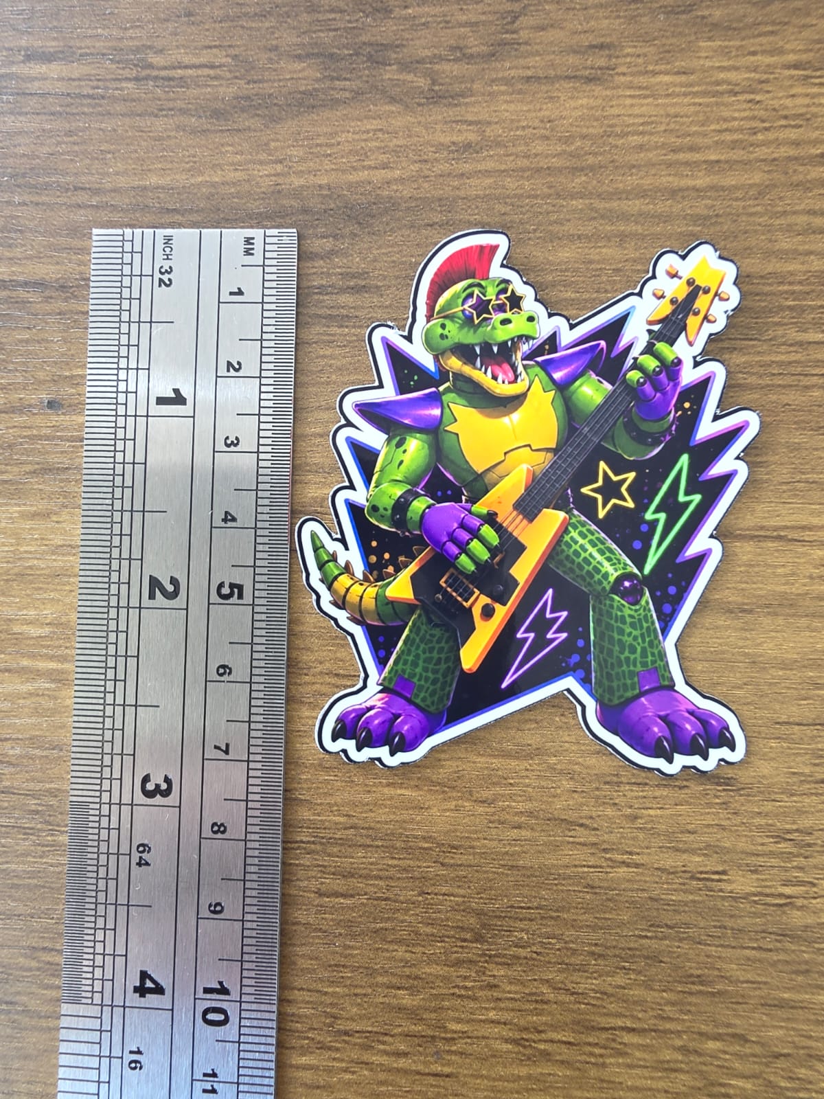 Five Nights at Freddy's: Security Breach Inspired Montgomery Gator Glossy Vinyl Die Cut Sticker | 2 Sizes Available