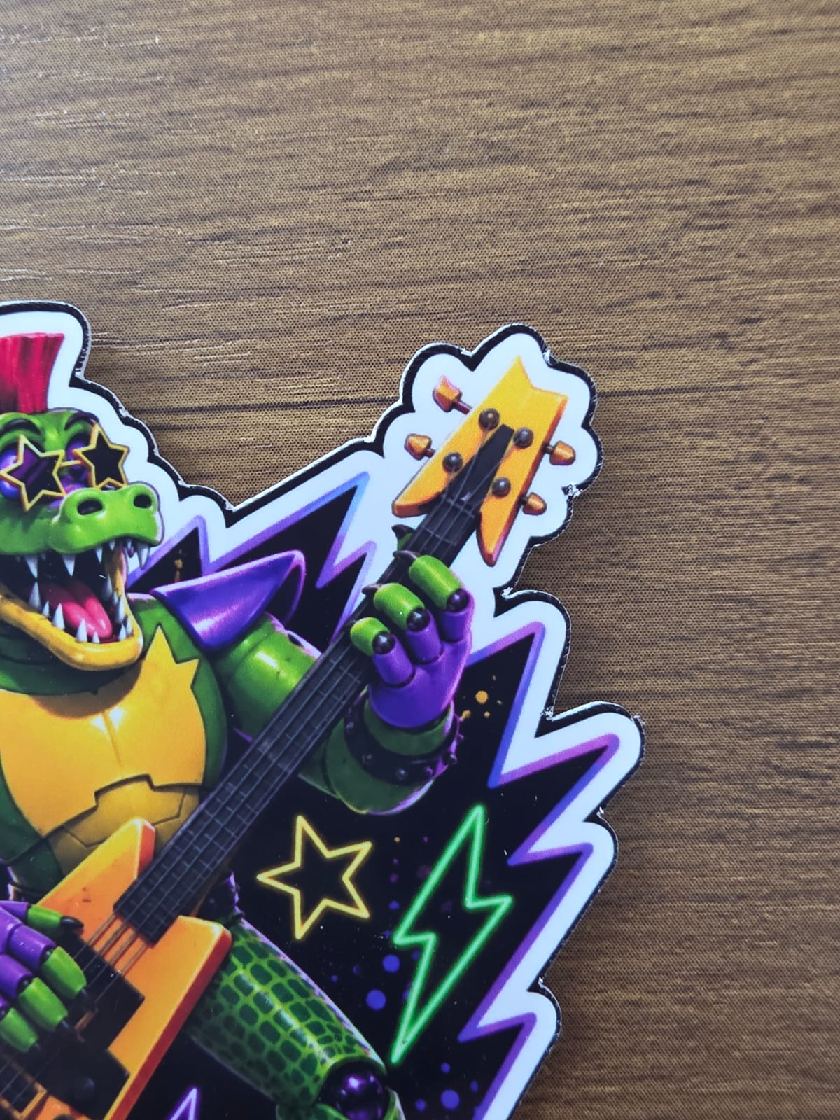 Five Nights at Freddy's: Security Breach Inspired Montgomery Gator Glossy Vinyl Die Cut Sticker | 2 Sizes Available
