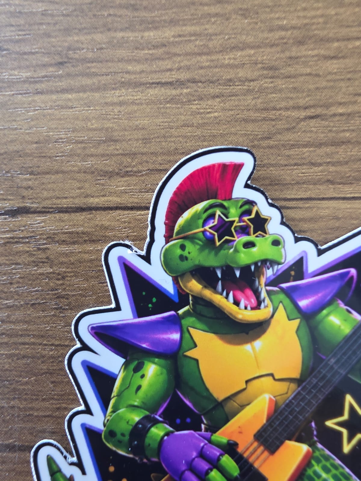 Five Nights at Freddy's: Security Breach Inspired Montgomery Gator Glossy Vinyl Die Cut Sticker | 2 Sizes Available