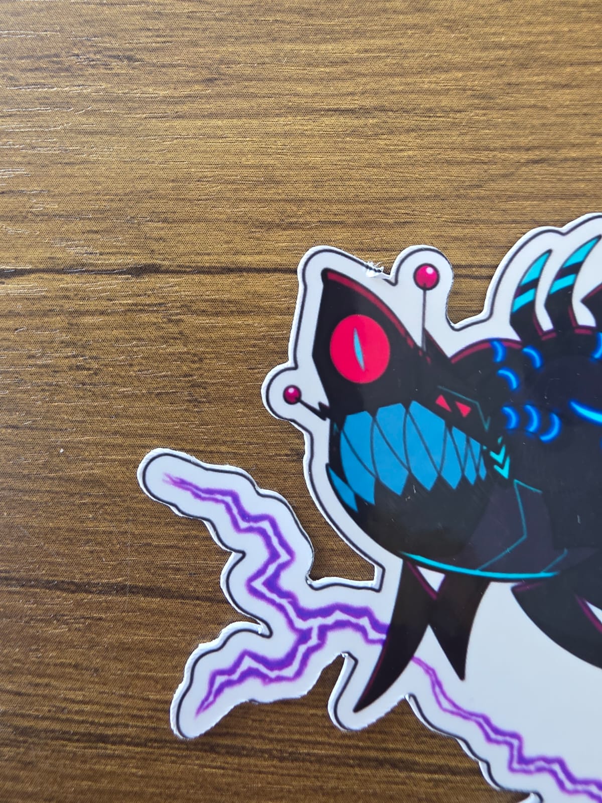 Hazbin Hotel Inspired Shock.wav Glossy Vinyl Die Cut Sticker | 2 Sizes Available