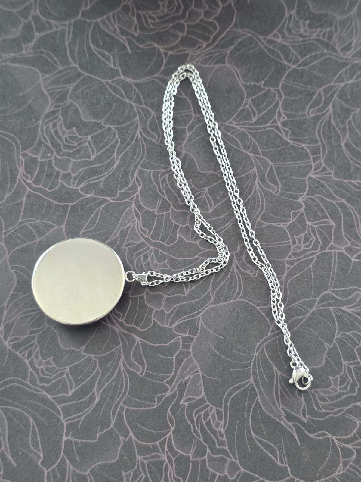 Cinderella Inspired Hellverse Step Sisters 30mm Pendant Stainless Steel 20 Inch Necklace