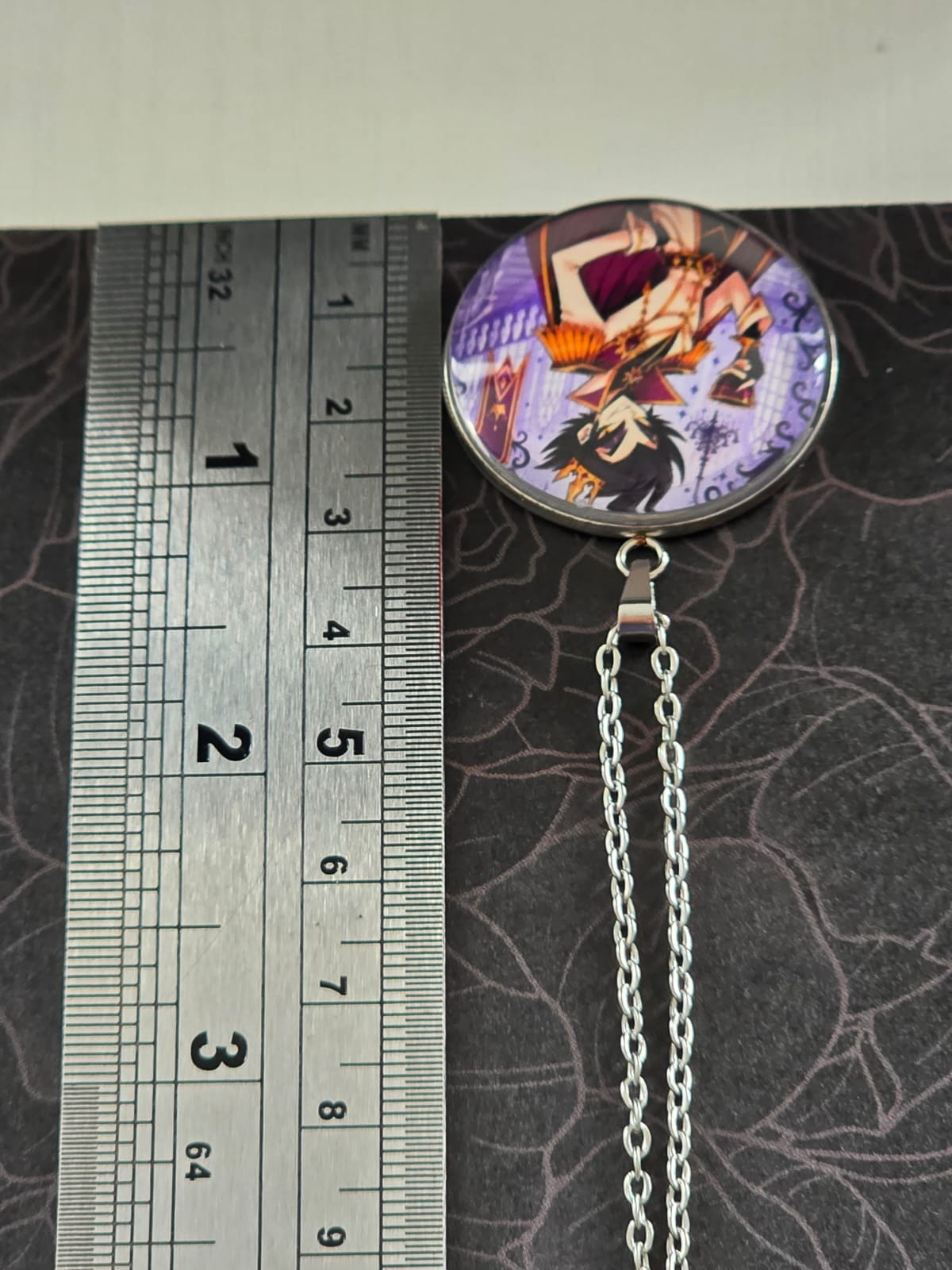 Cinderella Inspired Hellverse Prince 30mm Pendant Stainless Steel 20 Inch Necklace