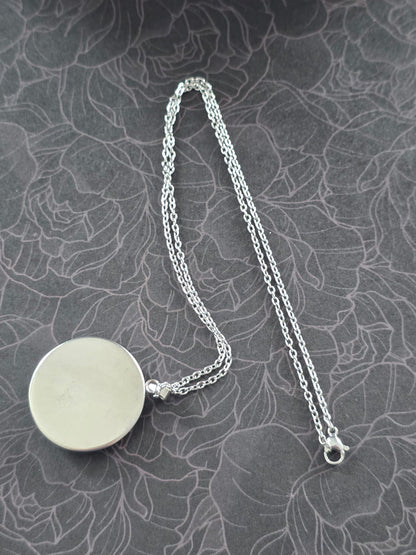 Cinderella Inspired Hellverse Mother Spirit 30mm Pendant Stainless Steel 20 Inch Necklace