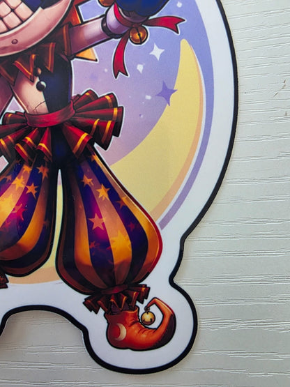 Five Nights at Freddy's Inspired Eclipse Glossy Vinyl Die Cut Sticker | 2 Sizes Available