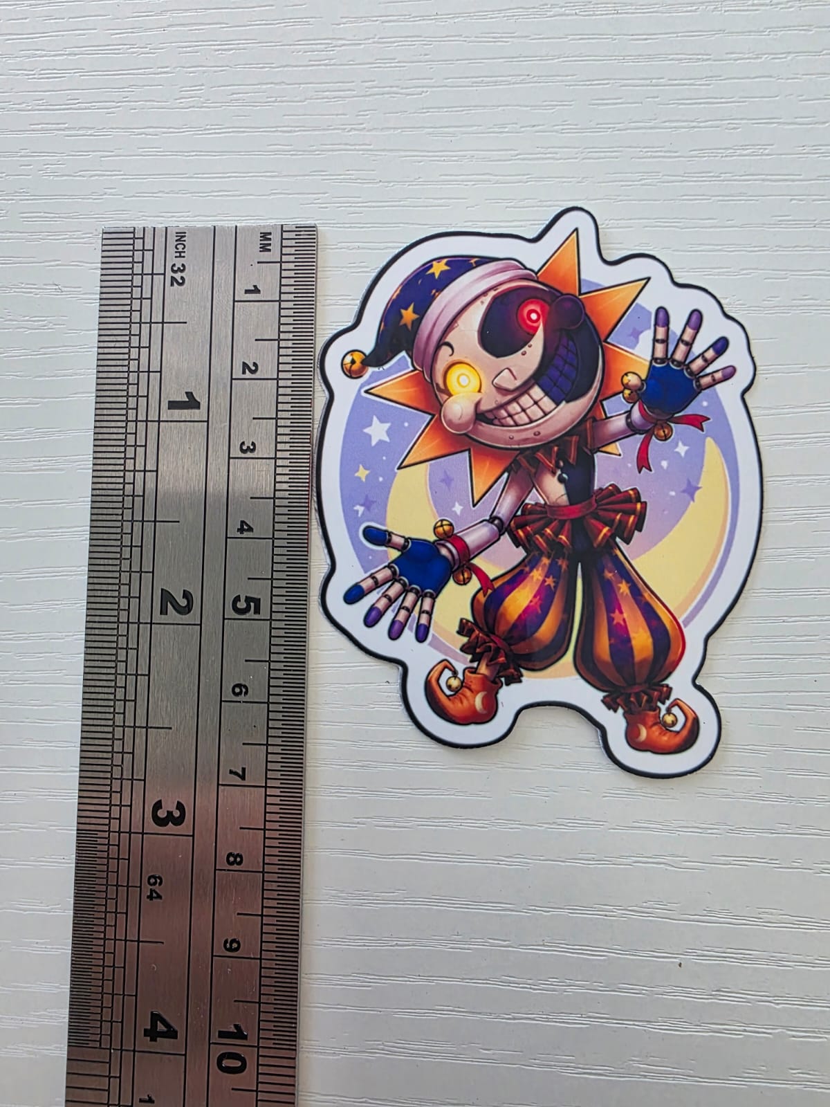 Five Nights at Freddy's Inspired Eclipse Glossy Vinyl Die Cut Sticker | 2 Sizes Available