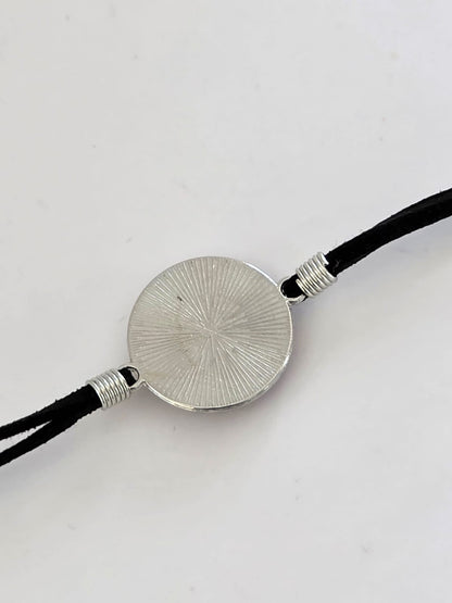 Five Nights at Freddy's: Security Breach Inspired Sun 20mm Faux Suede Adjustable Bracelet