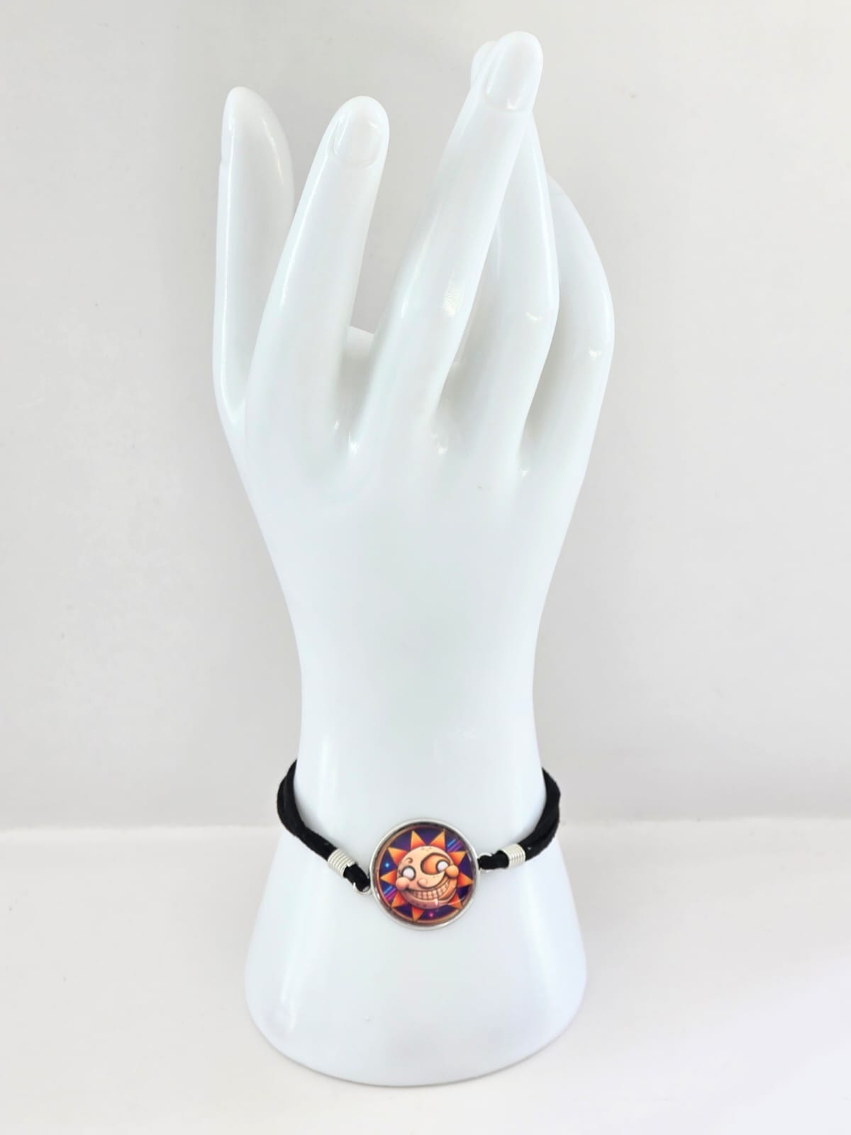 Five Nights at Freddy's: Security Breach Inspired Sun 20mm Faux Suede Adjustable Bracelet