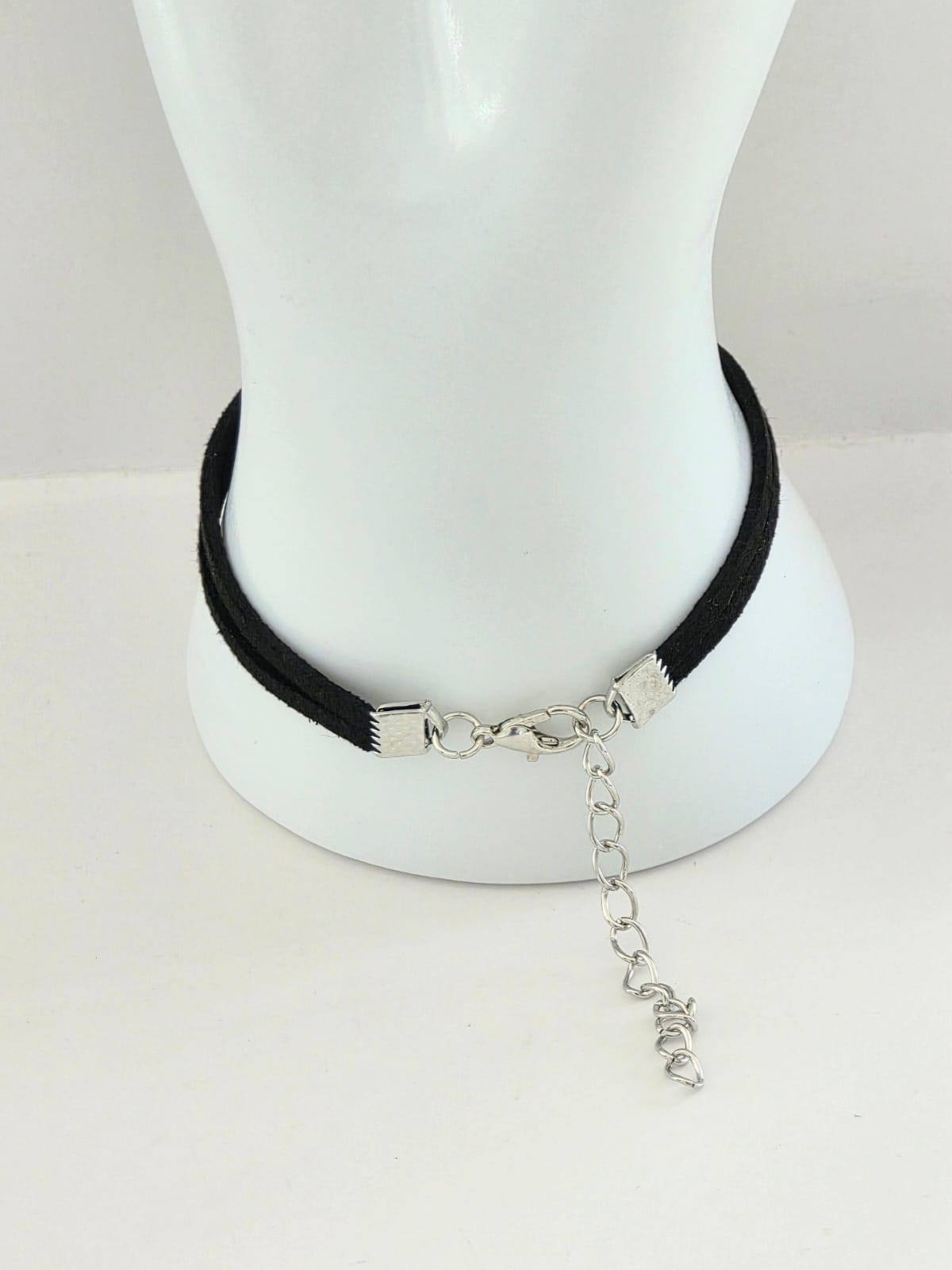 The Amazing Digital Circus Inspired Pomni 20mm Faux Suede Adjustable Bracelet