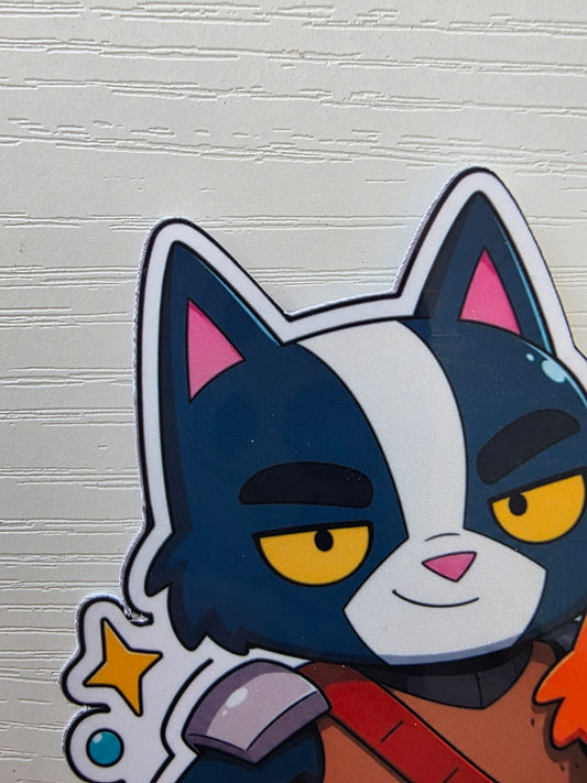 Final Space Inspired Avocato & Little Cato Glossy Vinyl Die Cut Sticker | 2 Sizes Available