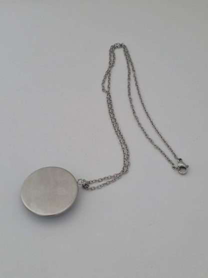 Black Butler (Kuroshitsuji) Inspired Ciel 30mm Pendant Stainless Steel 20 Inch Necklace