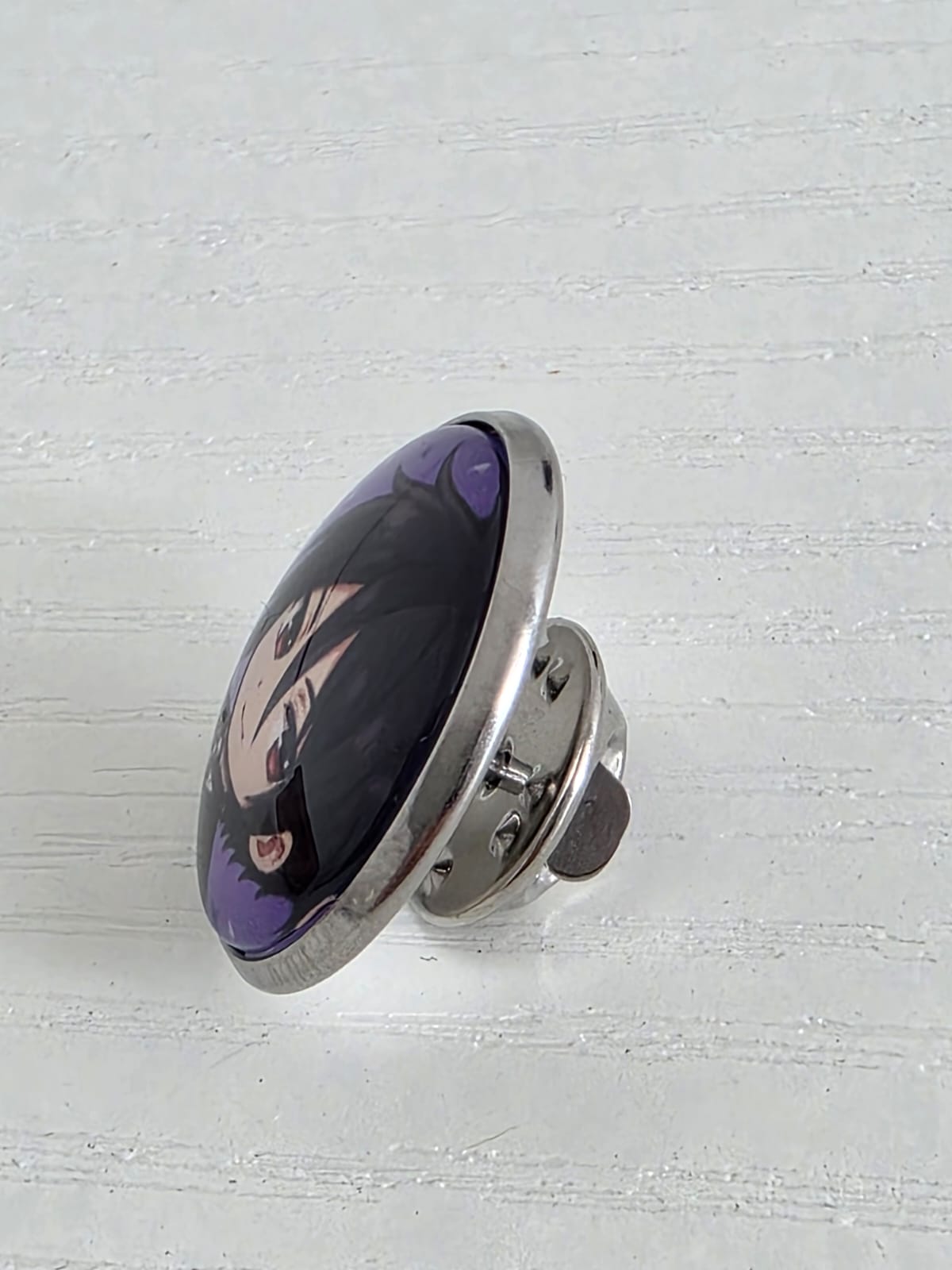 Black Butler (Kuroshitsuji) Inspired Sebastian 20mm Stainless Steel Glass Cabochon Pin