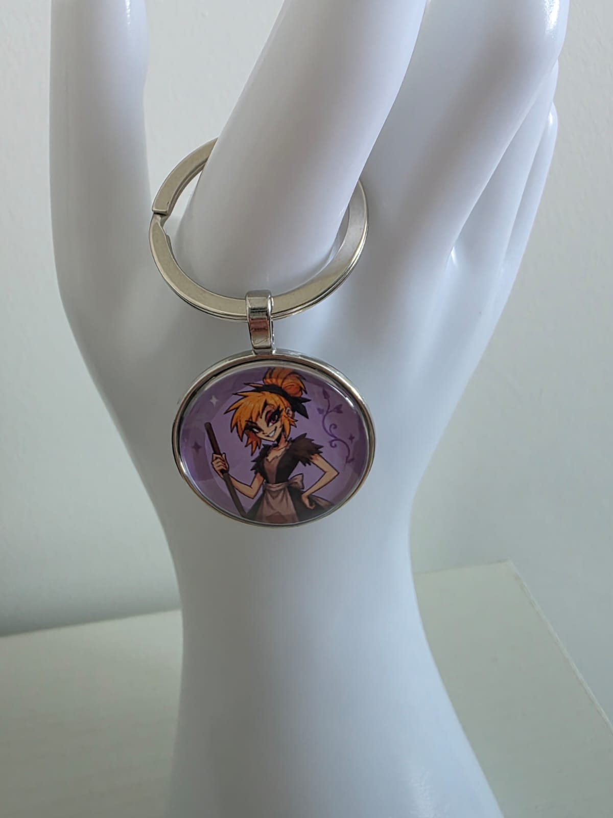 Cinderella Inspired Hellverse Cinderella in Rags 25mm Glass Cabochon Keyring