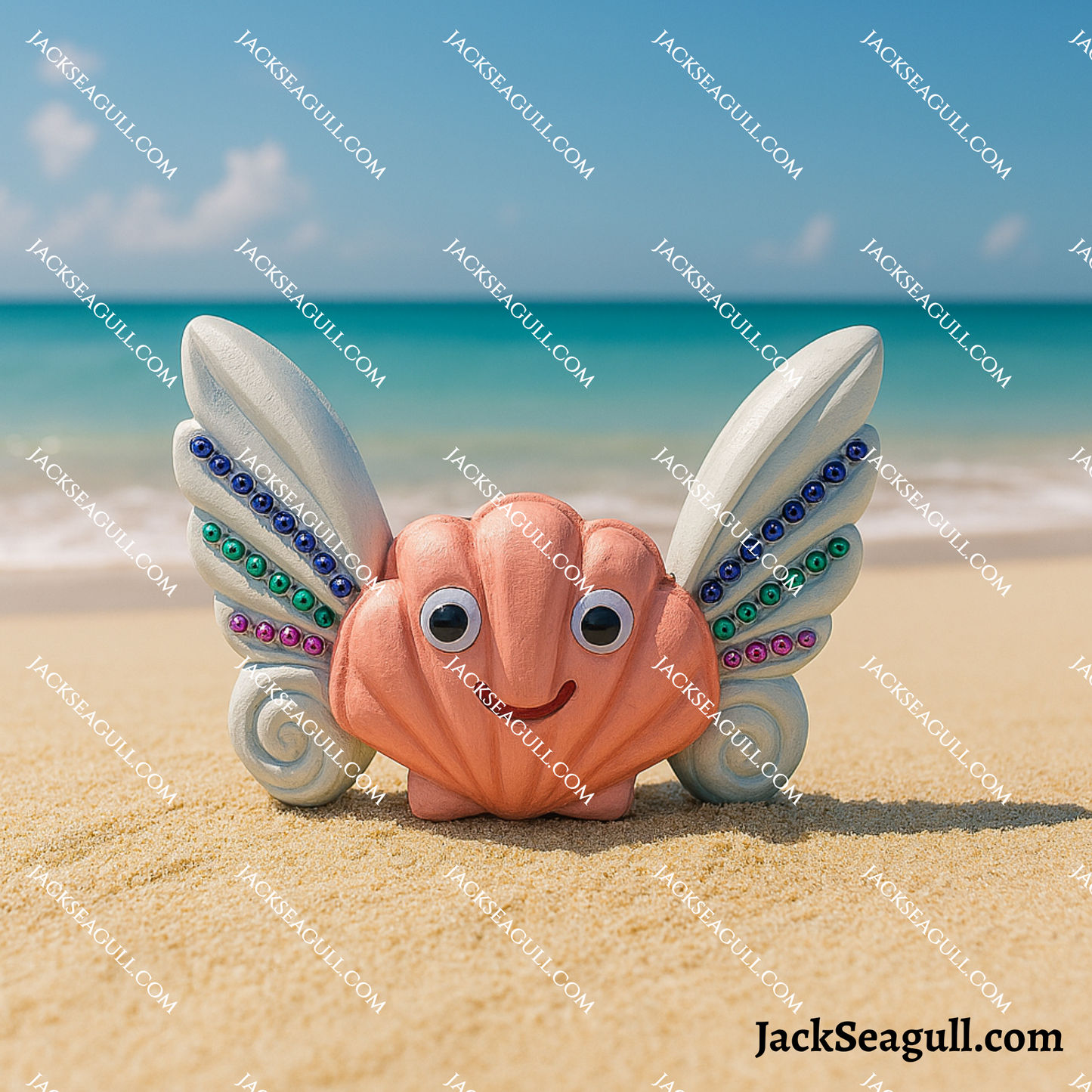 Jet: The Fairy Scallop -  3 inch Die-Cut Sticker Pack