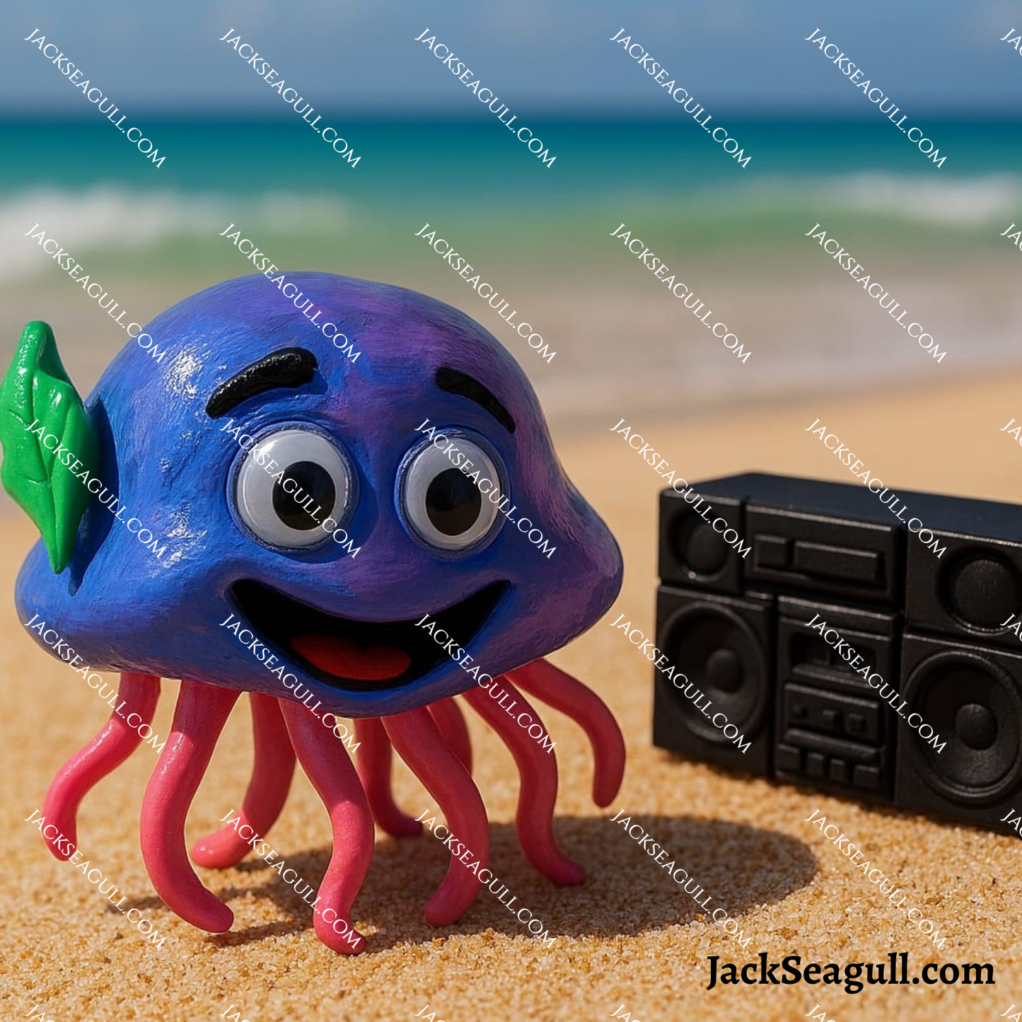 Lumo: The Jellyfish Disco Diva  -  3 inch Die-Cut Sticker Pack