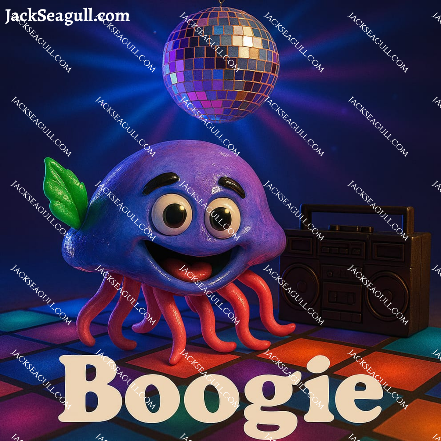 Lumo: The Jellyfish Disco Diva  -  3 inch Die-Cut Sticker Pack