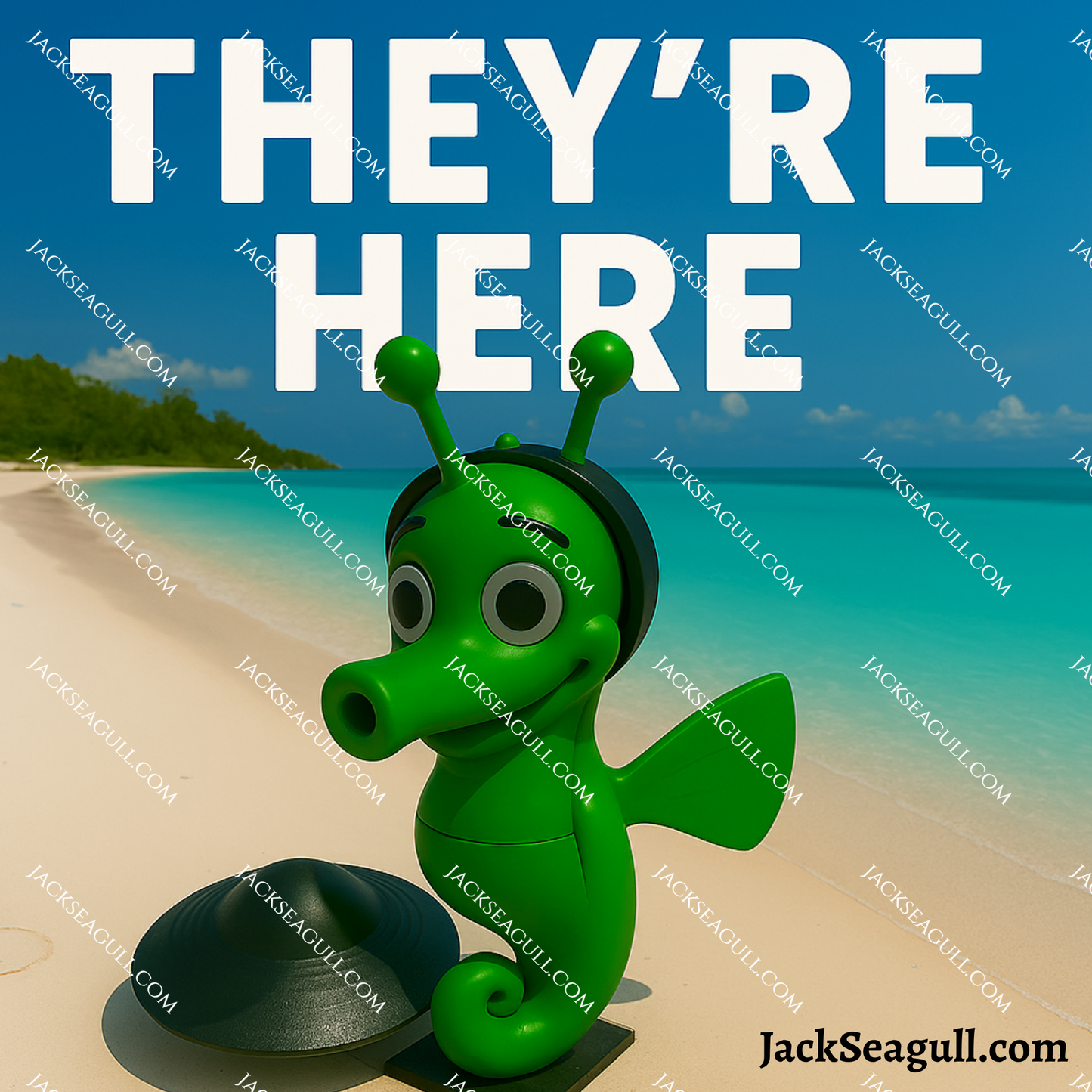 Riley: The Super Smart Seahorse  -  3 inch Die-Cut Sticker Pack