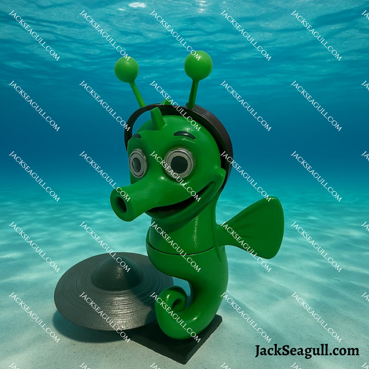 Riley: The Super Smart Seahorse  -  3 inch Die-Cut Sticker Pack