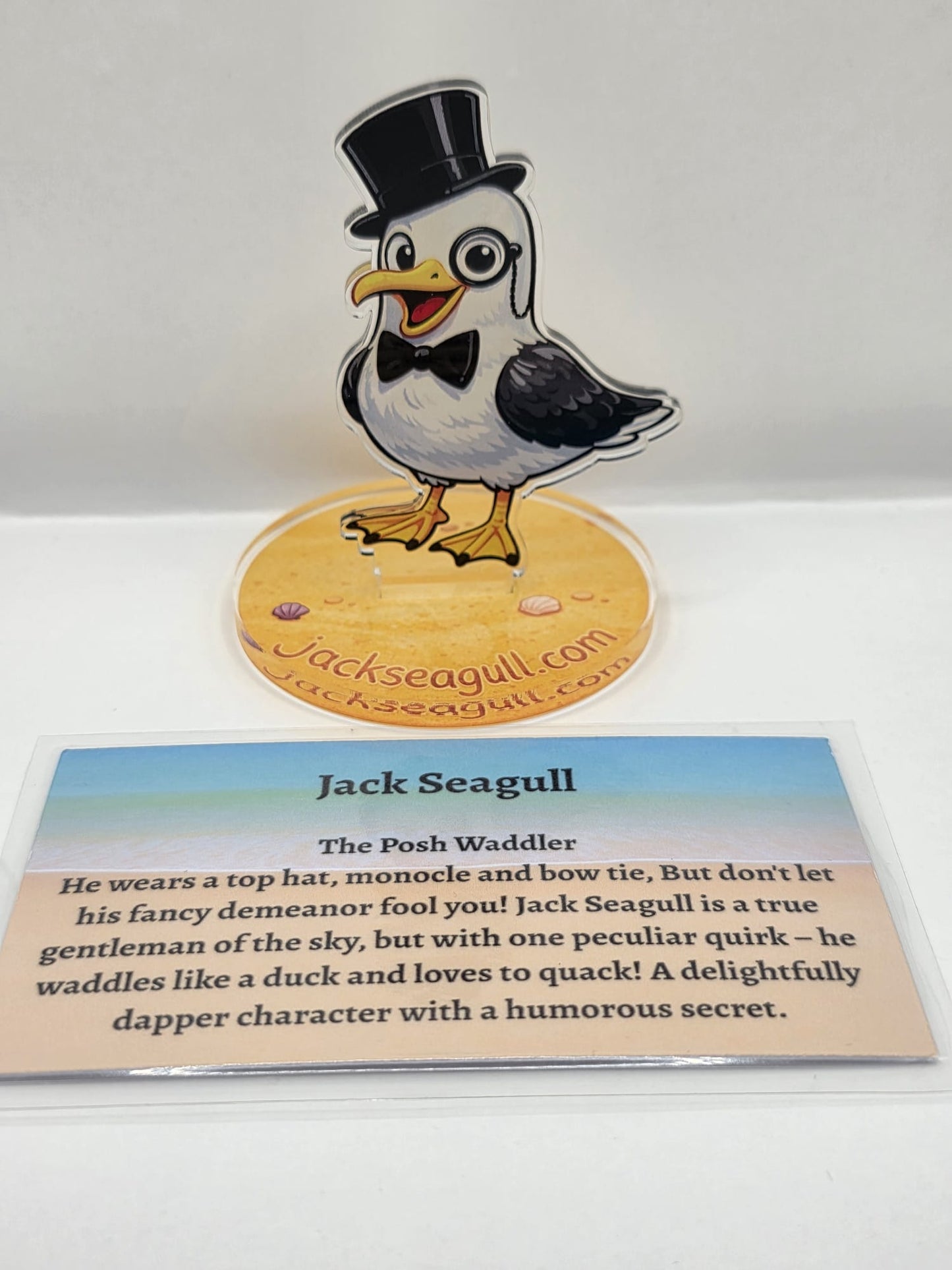 Seaside Character Acrylic Standees - Jack Seagull Collection