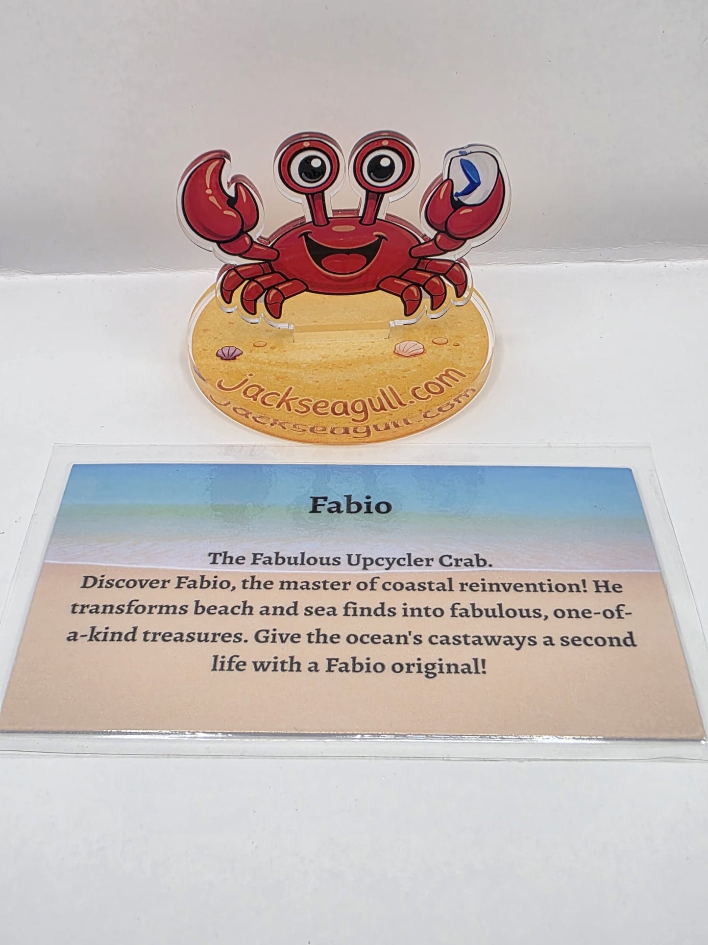 Seaside Character Acrylic Standees - Jack Seagull Collection