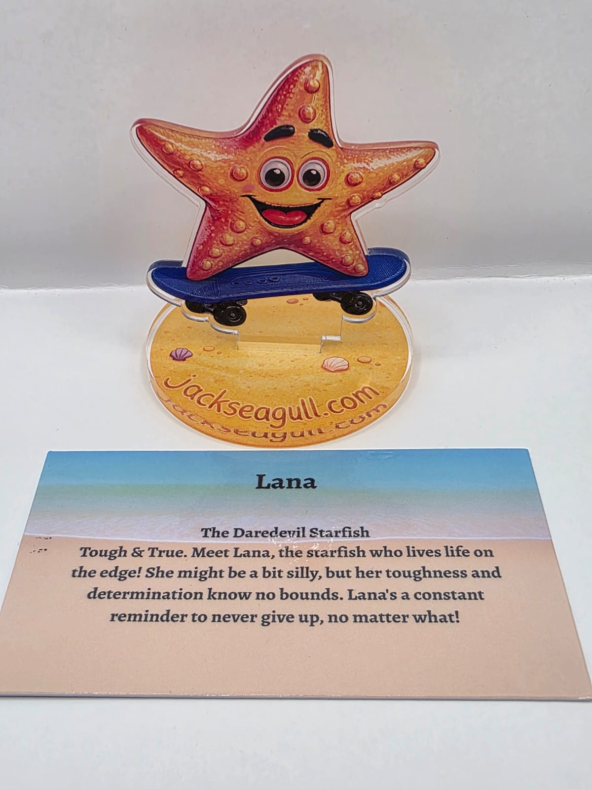 Seaside Character Acrylic Standees - Jack Seagull Collection