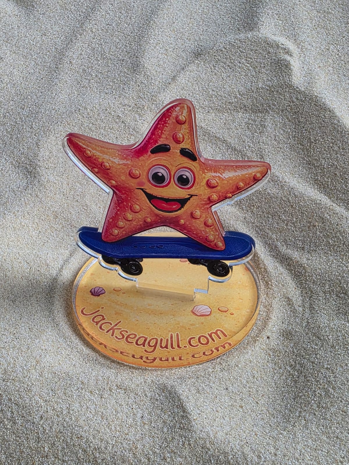 Seaside Character Acrylic Standees - Jack Seagull Collection