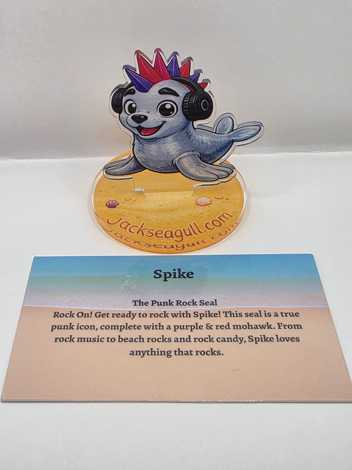 Seaside Character Acrylic Standees - Jack Seagull Collection