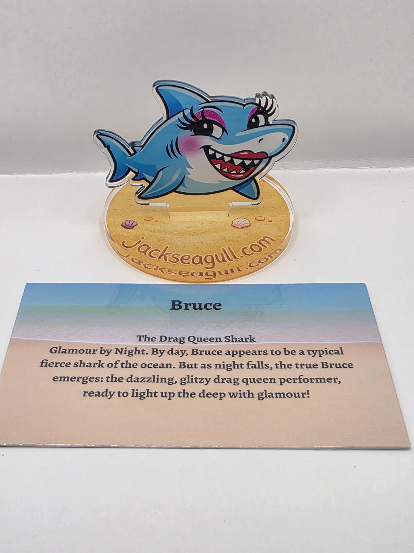 Seaside Character Acrylic Standees - Jack Seagull Collection