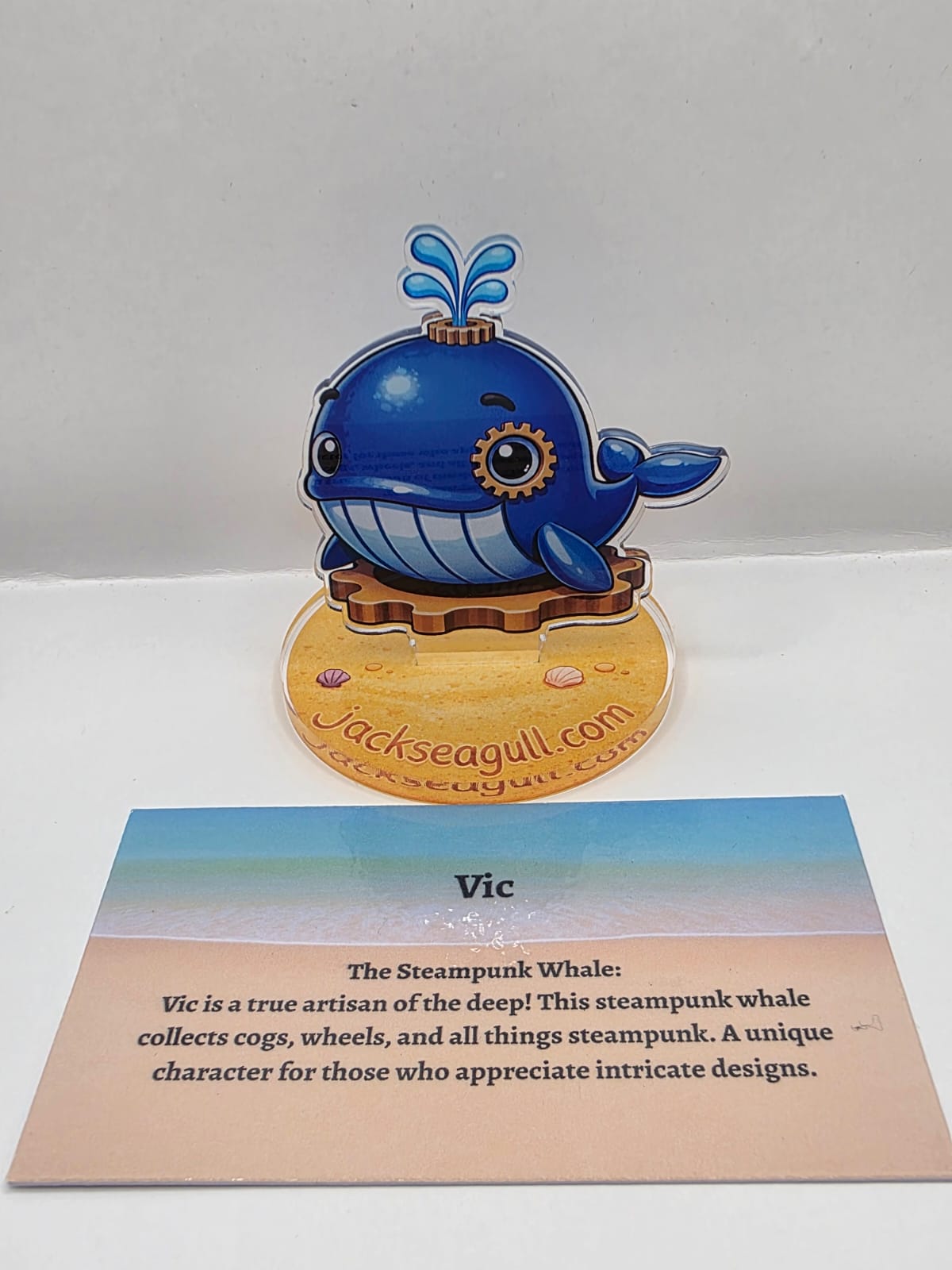Seaside Character Acrylic Standees - Jack Seagull Collection