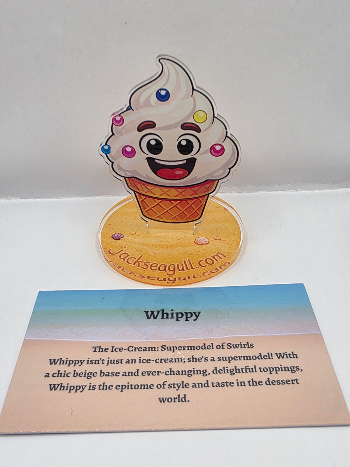 Seaside Character Acrylic Standees - Jack Seagull Collection