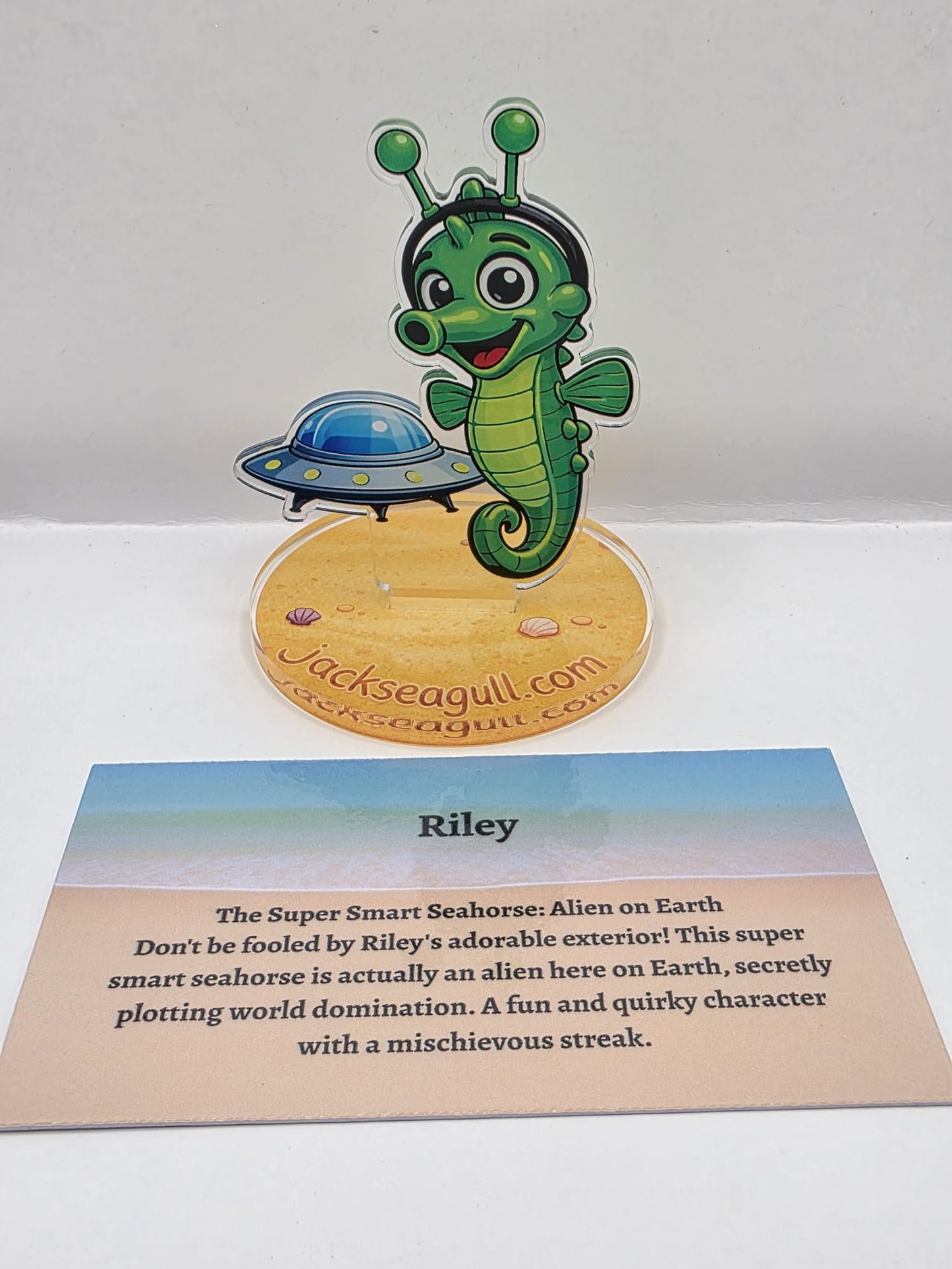 Seaside Character Acrylic Standees - Jack Seagull Collection