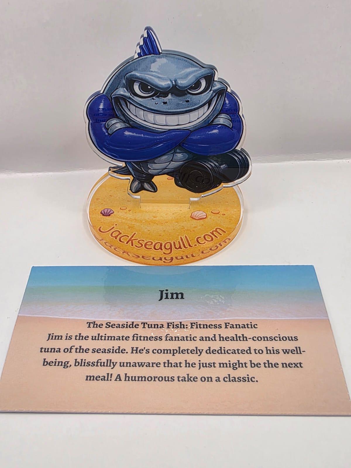 Seaside Character Acrylic Standees - Jack Seagull Collection