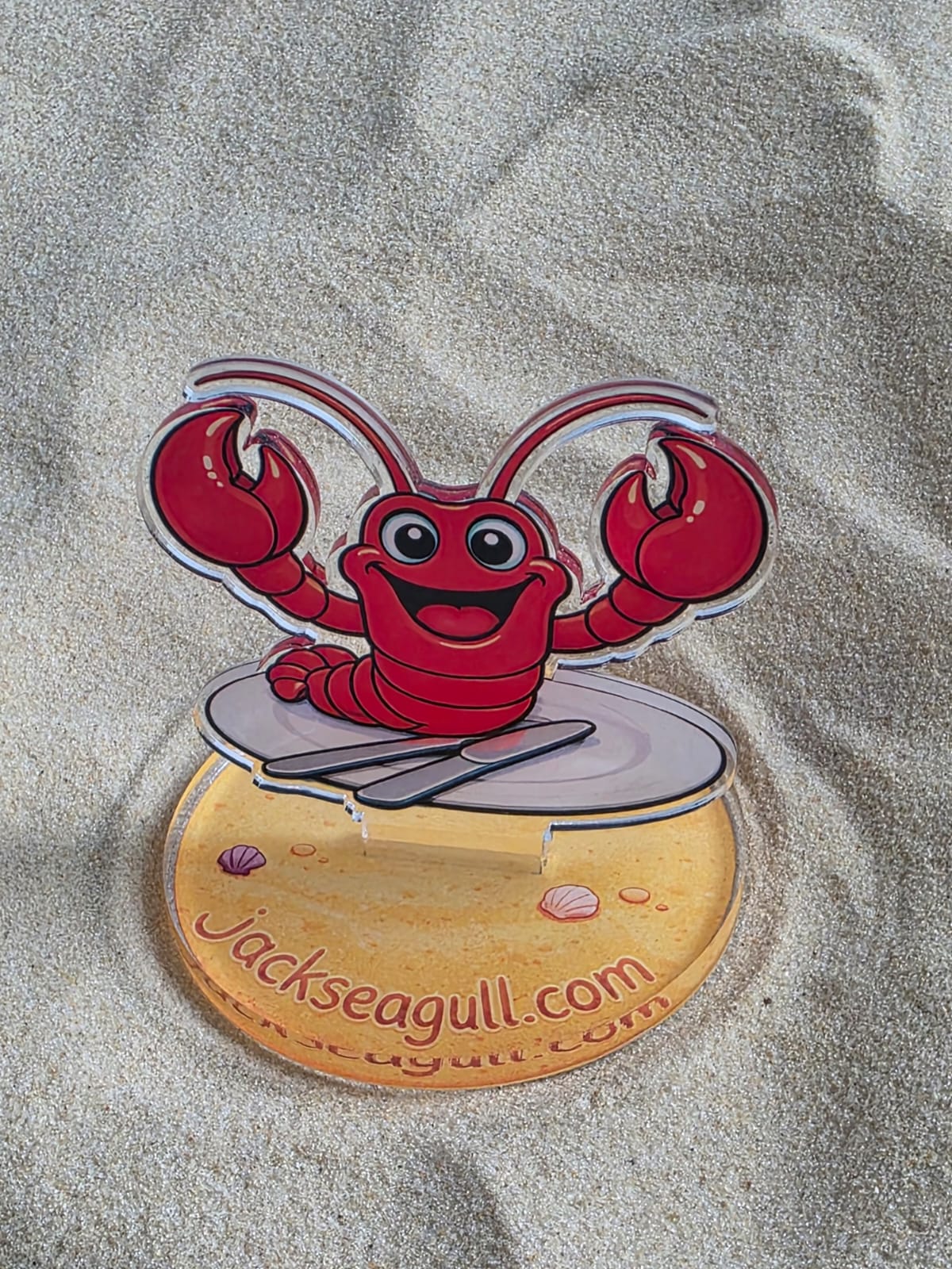 Seaside Character Acrylic Standees - Jack Seagull Collection