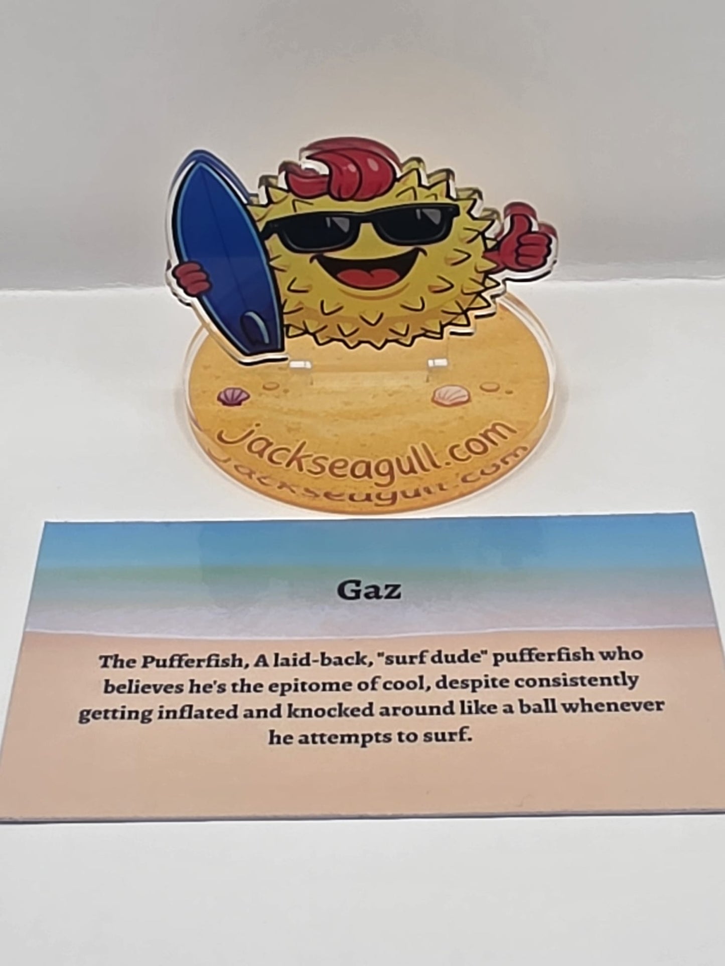 Seaside Character Acrylic Standees - Jack Seagull Collection