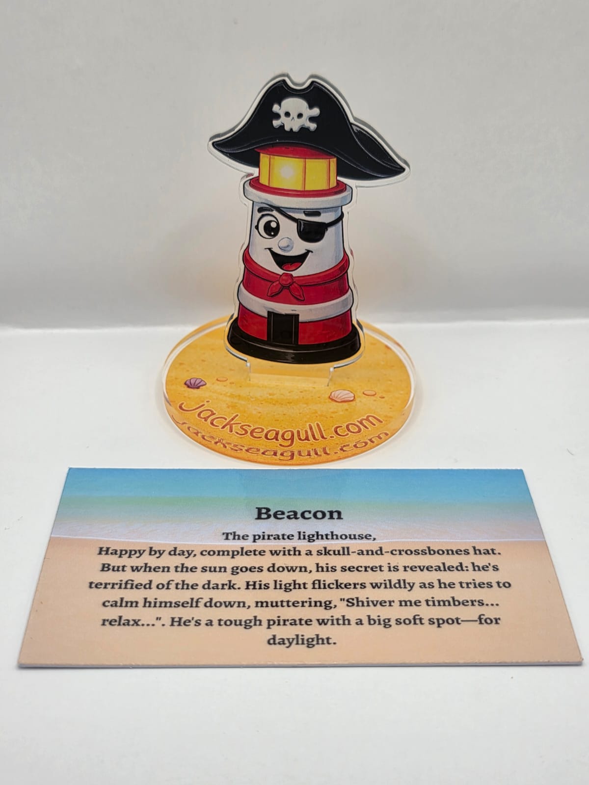 Seaside Character Acrylic Standees - Jack Seagull Collection