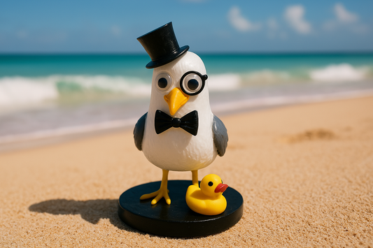 Jack Seagull: The Posh Waddler - Fun Seaside Character Figure
