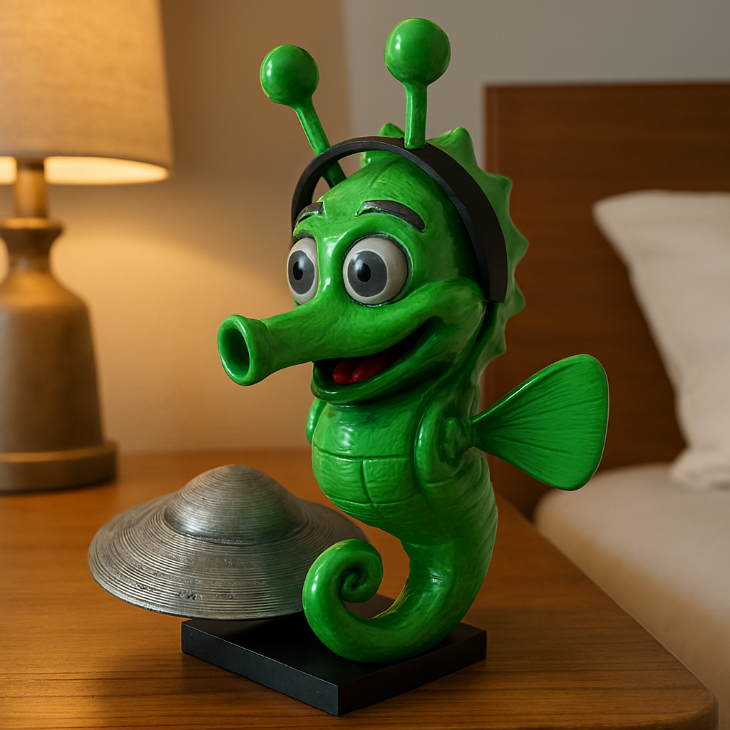 Riley: The Super Smart Seahorse - Fun Seaside Character Figure
