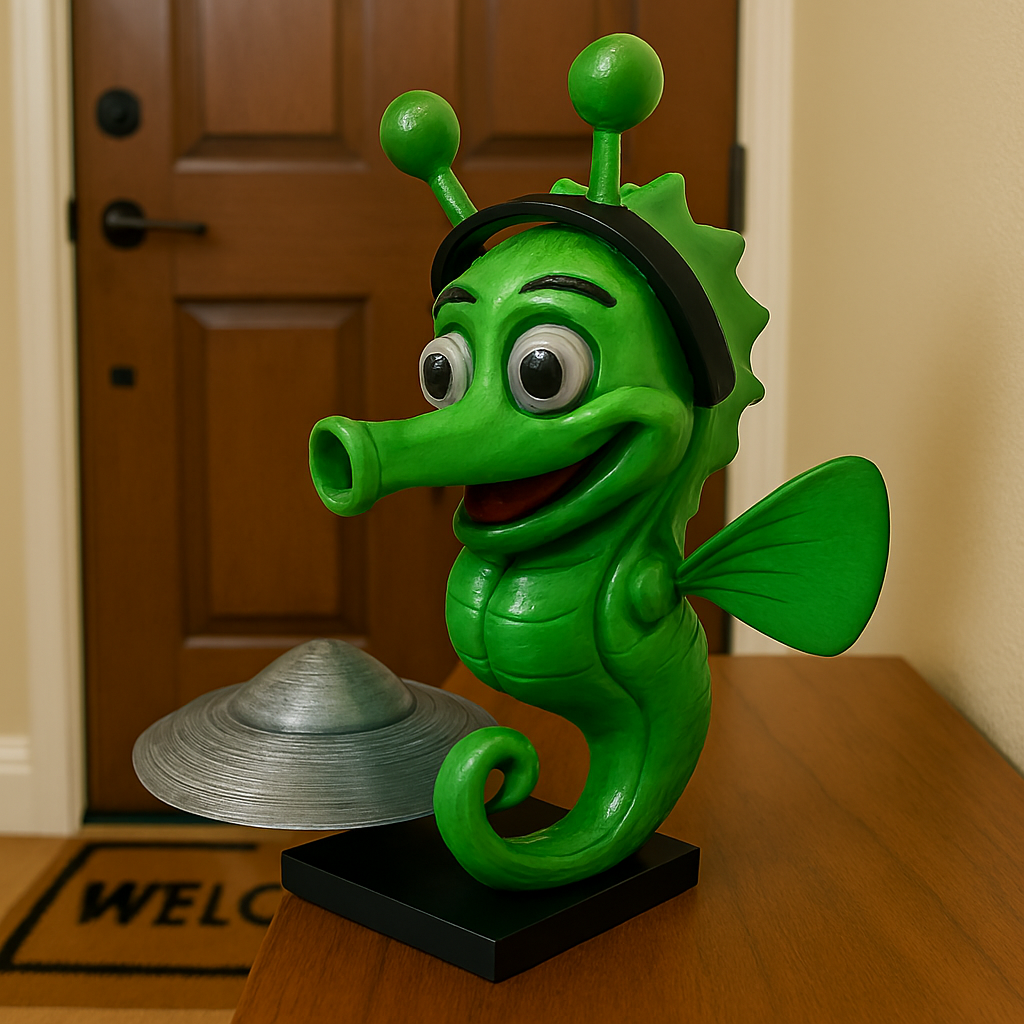 Riley: The Super Smart Seahorse - Fun Seaside Character Figure