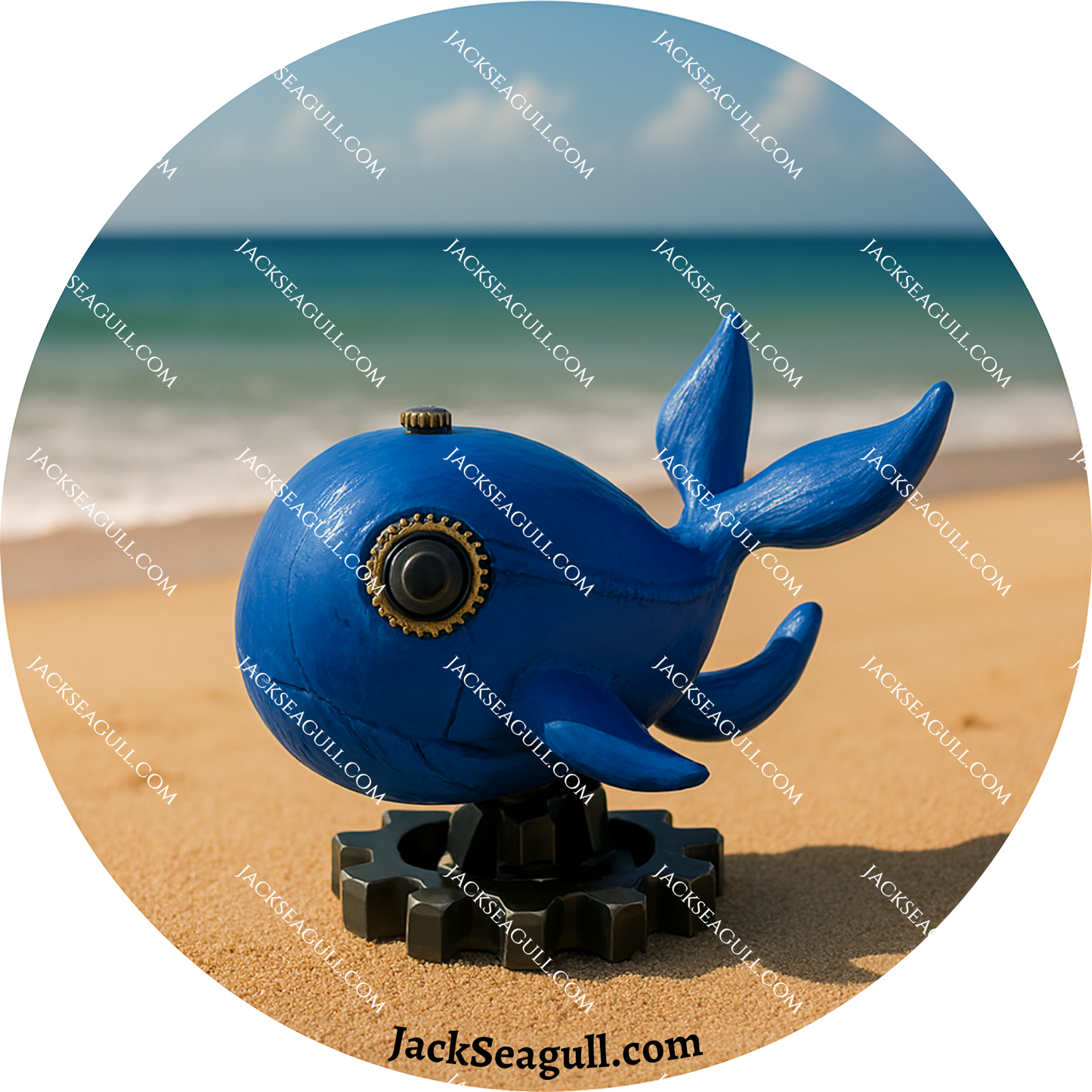 Vic: The Steampunk Whale  -  3 inch Die-Cut Sticker Pack