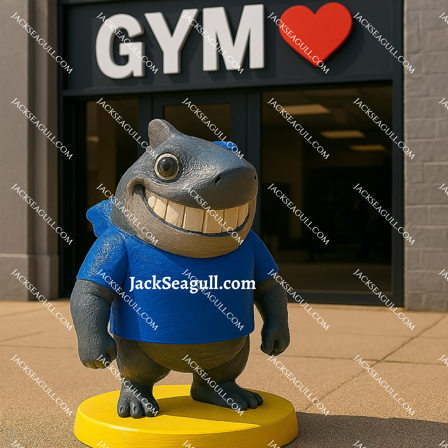 Jim: The Seaside Tuna Fish Fitness Fanatic  -  3 inch Die-Cut Sticker Pack