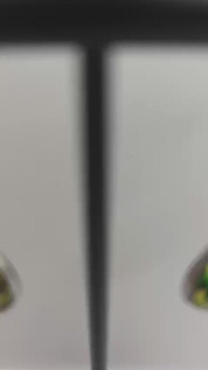 Stardew Valley Inspired Blue & Green Junimo 14 mm Dangle Earrings