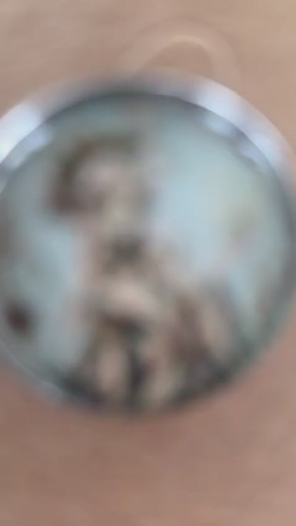 Cinderella Inspired Hellverse Mother Spirit 20mm Stainless Steel Glass Cabochon Pin