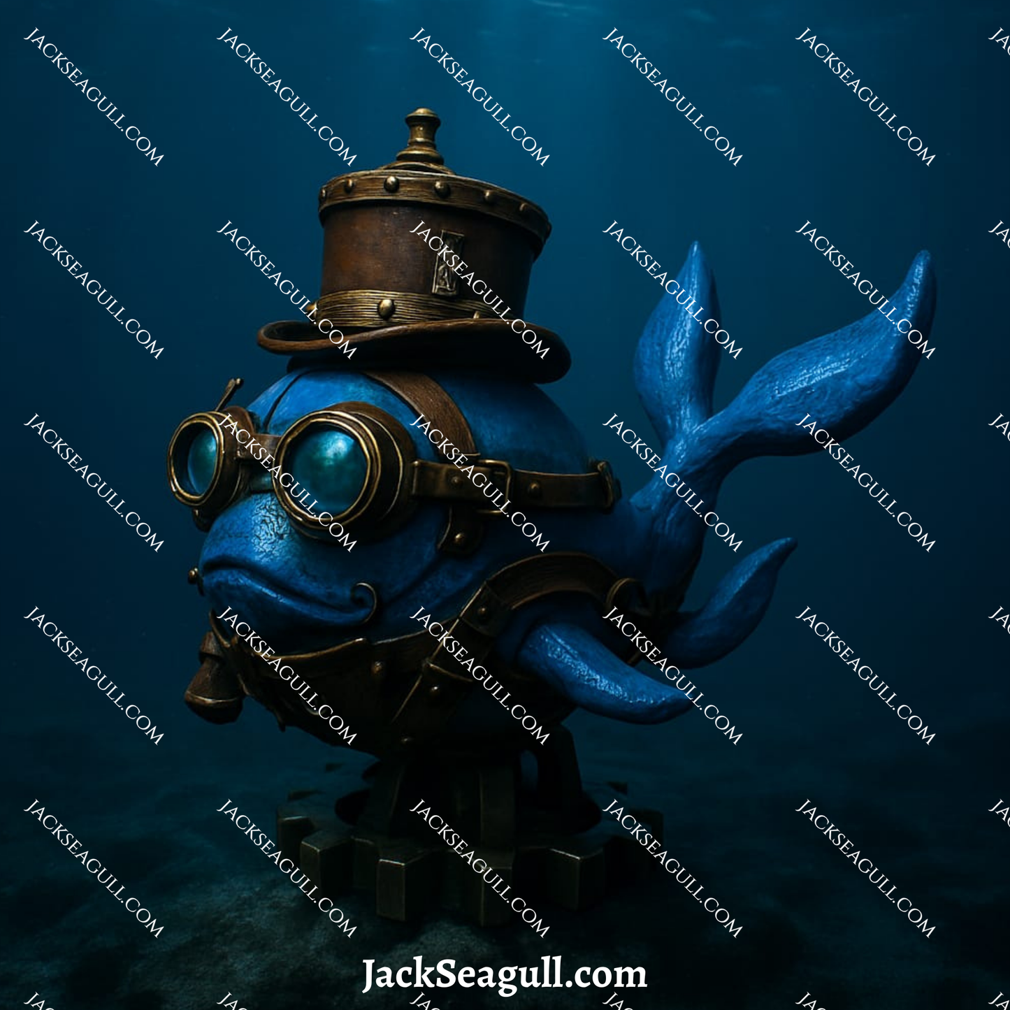Vic: The Steampunk Whale  -  3 inch Die-Cut Sticker Pack